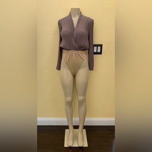 VTG 80s Jeanne Marc Size 4/6 Long Sleeve Bodysuit